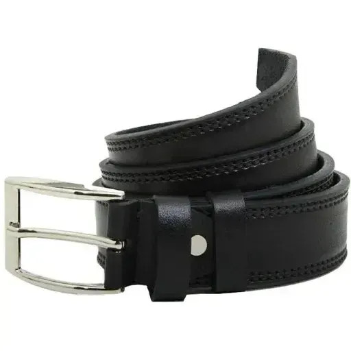 ست کفش مردانه مدل رویال کشی و کمربند چرم صنعتی کلاسیک